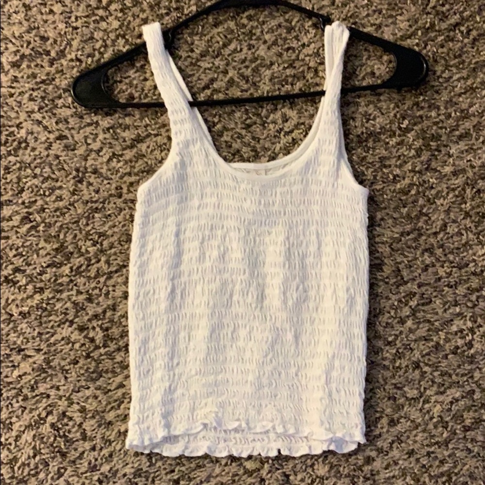 White Crop Top